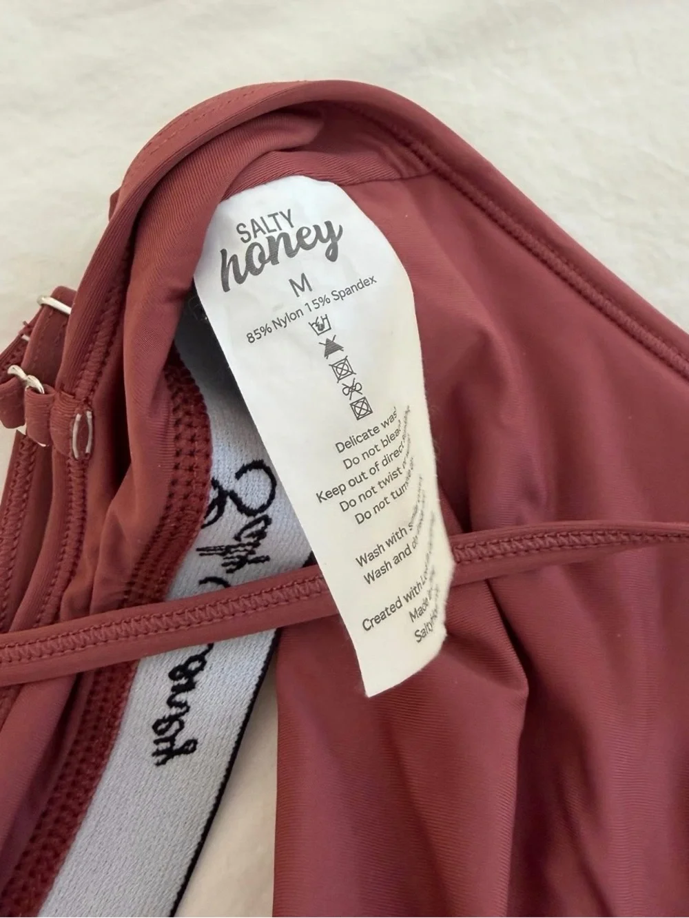 Salty Honey Women's Mauve Crossback Bralette & Boyshort Set